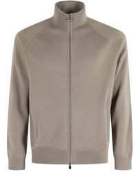 HUGO - Truien & Vesten ,Bruin ,Katoen H-Idino Zip Cardigan - Lyst
