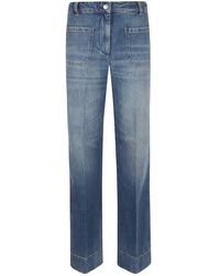 Victoria Beckham - Straight Jeans - Lyst