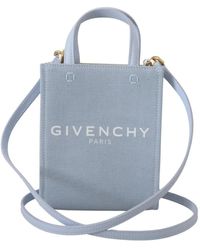 Givenchy - Tassen ,Blauw ,Katoen Chic Cloud Katoenen Mini Tas - Lyst