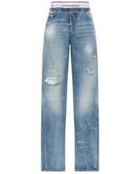 DSquared² - Jeans ,Blauw ,Straight Jeans - Lyst