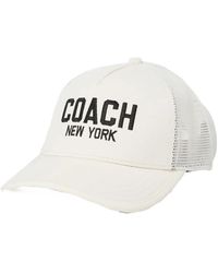 COACH - Bestickte Logo Trucker Hat Cap - Lyst