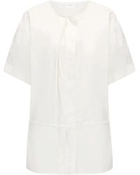 Ruohan - Overhemden ,Wit ,Minimalistisch Shirt - Lyst