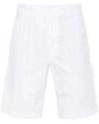 Aspesi - Korte Broeken ,Wit ,Witte Casual Shorts Voor Mannen - Lyst