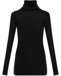 Rick Owens - Truien & Vesten ,Zwart ,Wol Wool Turtleneck - Lyst