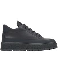 ESTRO - Schoenen ,Zwart ,Leer Zwarte High-Top Sneakers - Lyst