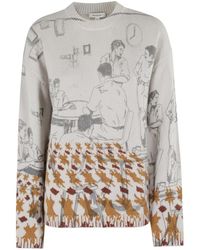 JW Anderson - Round-Neck Knitwear - Lyst
