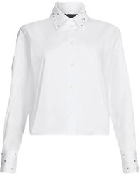 Liu Jo - Weiße Baumwollbluse Aw25 - Lyst