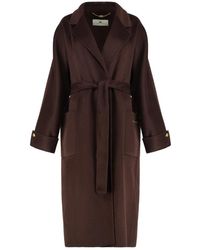 Elisabetta Franchi - Belted Coats - Lyst