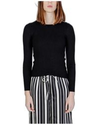 ONLY - Round-Neck Knitwear - Lyst