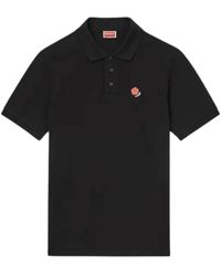 KENZO - Tops ,Zwart ,Pop Noir Geborduurd T-Shirt - Lyst