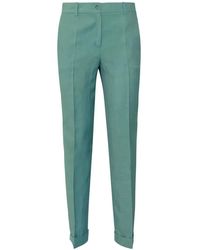 P.A.R.O.S.H. - P.A.R.O..H. ,Broeken ,Groen ,Groene Casual Broek Voor Vrouwen - Lyst