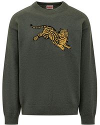 KENZO - Round-Neck Knitwear - Lyst