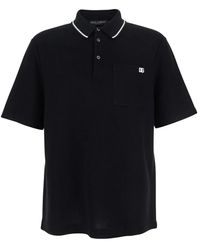 Dolce & Gabbana - Schwarzes T-Shirt Für Männer Aw25 - Lyst