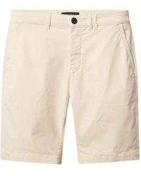 Gabba - Korte Broeken ,Katoen Ecru Light Slim Fit Shorts - Lyst