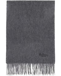 Mulberry - Kaschmirschal, grau melange - Lyst