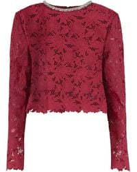 Self-Portrait - Long Sleeve Tops - Lyst