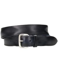 Orciani - Accessoires ,Blauw ,Leer Leren Riem - Lyst