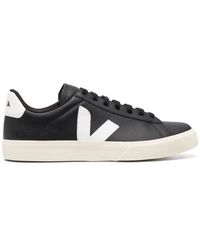 Veja - Campo chromefree ledertrainer schwarz/weiß - Lyst