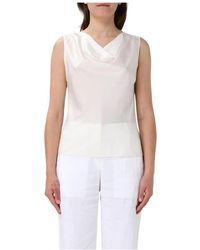 HUGO - Sleeveless Tops - Lyst