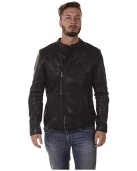 Armani Jeans - Leather Jackets - Lyst