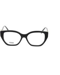 Fendi - Stijlvolle Zonnebril Met Uniek Design - Lyst