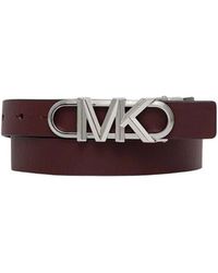 Michael Kors - Reversible Logo Belt - Lyst