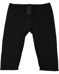 Dolce & Gabbana - Ondergoed ,Zwart ,Nylon Logo Lace Lingerie Cropped Tight Ondergoed - Lyst