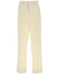 Ami Paris - Broeken ,Wit ,Katoen Large Fit Broeken - Lyst