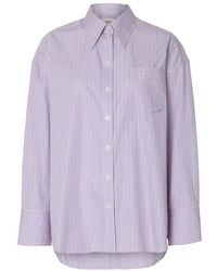 SELECTED - Hotel Amour Oversize Ls Shirt B - Lyst