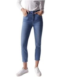 Salsa Jeans - Cropped Jeans - Lyst