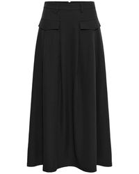 Kaffe - Rokken ,Zwart ,Midi Rok - Lyst