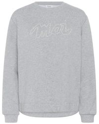 Saint Tropez - Grijze Melange Sweatshirt Frost Stijlvol Model - Lyst