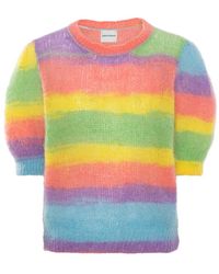 American Dreams - Truien & Vesten ,Veelkleurig ,Wol Kleurrijke Regenboog Gebreide Pullover - Lyst