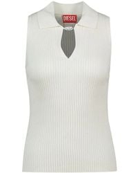 DIESEL - Sleeveless Tops - Lyst