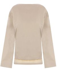 Bottega Veneta - S shirt mit bootsausschnitt,blouses shirts - Lyst