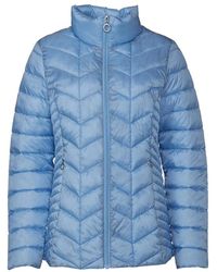 Danwear - Jassen ,Blauw ,Nylon Lichtblauwe Luxe Donsjas Gunda - Lyst