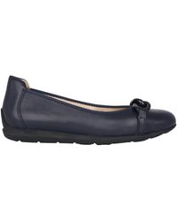 Ara - Schoenen ,Blauw ,Leer Blauwe Leren Ballerina Pump - Lyst