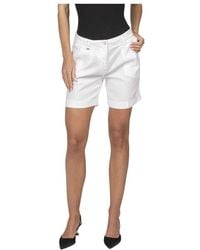 Fay - Pleated Shorts - Lyst