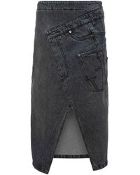 JW Anderson - Denim Skirts - Lyst