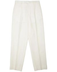 BRIGLIA - Broeken ,Leer Wijde Broek - Lyst
