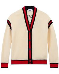 Gcds - Truien & Vesten ,Veelkleurig ,Wol Logo Lounge College Cardigan - Lyst
