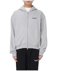 Represent - Grijze Zip-Through Sweatshirt - Lyst