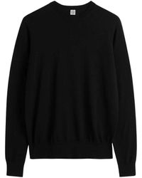 TOTEME - Round-Neck Knitwear - Lyst