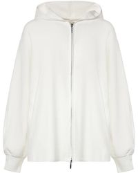 Max Mara - Hoodies & Sweatvesten ,Wit ,Zip-Throughs - Lyst