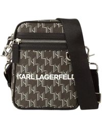 KARL LAGERFELD - Cross Body Messenger - Lyst