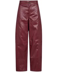 co'couture - Leather Trousers - Lyst