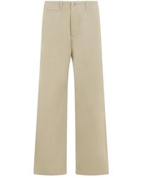 Burberry - Trousers > wide trousers - Lyst