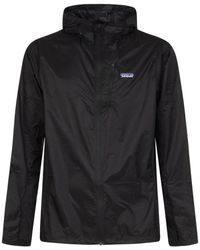 Patagonia - Fitness ,Zwart ,Nylon Houdini Jacket - Lyst