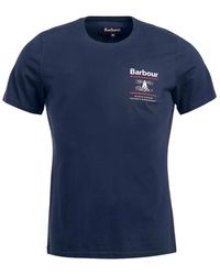 Barbour - Klassisches Crew Neck Reed T-Shirt - Lyst