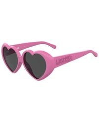 Moschino - Hearts Sun Glasses - Lyst
